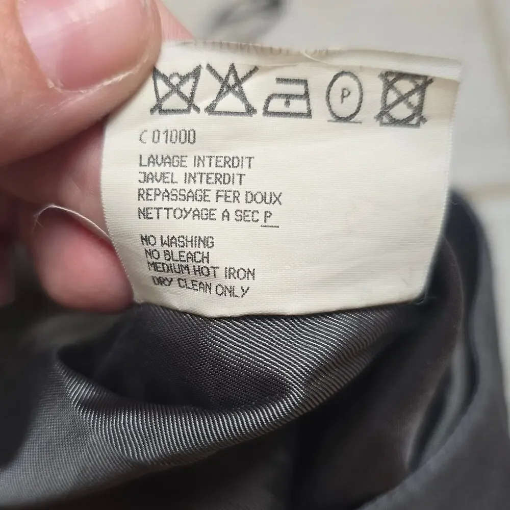 Yves Saint Laurent Gray Cargo Midi Skirt size 10 - Picture 4 of 7